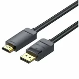 Vention Hagbj/ Displayport Hdmi 4k Male/ 5m/ Schwarz