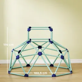 aiyaplay Klettergerüst Kletterkuppel Ø182,5 cm Blau
