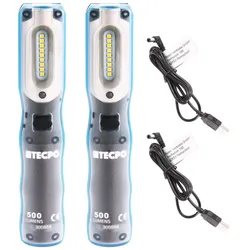 TECPO LED Inspektionsleuchte 500 Lumen mit USB Ladekabel, magnetisch