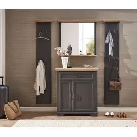 Innostyle Jasmin 93 x 102 x 41 cm grau / 2-türig, Schubfächer