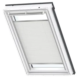 VELUX Wabenplissee Uni weiß Uni weiß 1045, S06 1045K (Farbe: - 1045K, Farbe Schiene: Standard