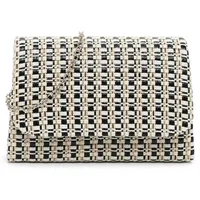 TAMARIS Amalia Woven Clutch/Umhängetasche Schwarz