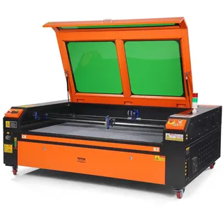 Vevor 130W CO2 Laser Graviermaschine 900x1400mm Lasergravierer 20mm Gravur-Stärke Lasergravurmaschine 800mm/s Graviergerät USB-Anschluss Kompatibel mit LightBurn, CorelDRAW, AutoCAD,