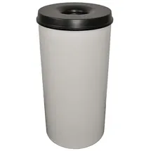 Proregal Selbstlöschender Papierkorb 50 l Grau