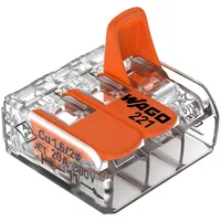 WAGO Compact-Verbindungsklemme bis 4 mm2 3-Leiter 12 St. 221-413