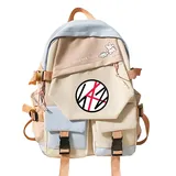 Stray Kids Rucksack Schulranzen Modische Schulrucksäcke Leichte wasserdichte Tagesrucksäcke Rucksack mit großem Fassungsvermögen Campingrucksack Multifunktionale Stylische Bunte Rucksäcke
