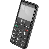 HOCO Mobiltelefon mit Kamera und SOS-Taste Dual SIM in Schwarz 1700 mAh - Schwarz