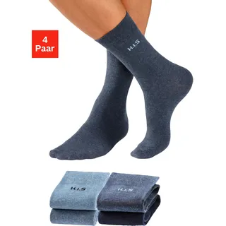 H.I.S. H.I.S Packung: Socken H.I.S. (4 Paar) blau 47/48