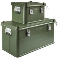 Trucky 2x Aluminium Box Grün Alukiste 30 + 90