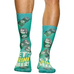 wigglesteps Herren Socken Lets Drink Beer