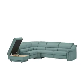 HIMOLLA Ecksofa 1301 ¦ blau ¦ Maße (cm): B: 294 H: 86 T: 256.0