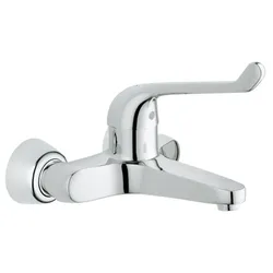 GROHE Sicherheitsmisch-Waschtischbatterie Euro Special 32795 Wandm Gussauslauf chrom
