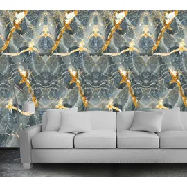 Queence Vinyltapete Marmor 90x300 cm 90 g bunt