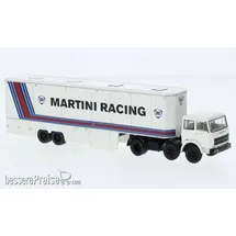 Brekina 58577 - Fiat 691 T Renntransport-SZ Lancia Martini rot 1:87