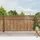 vidaXL Reisigzaun 600x100 cm - Braun
