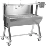 BBQ-Toro Spanferkelgrill Ø 60 cm Edelstahl Silber
