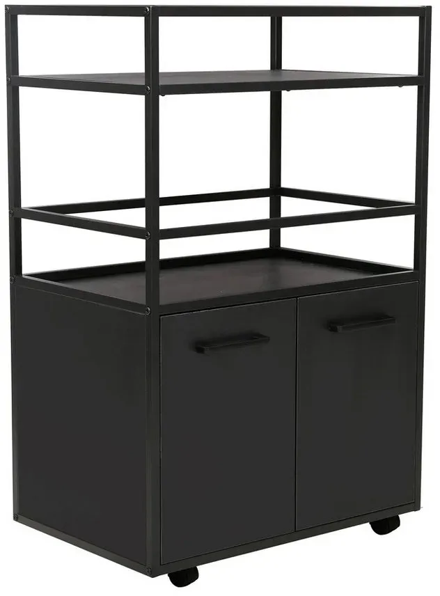 Preisvergleich Produktbild trendteam Vitrine Highboard Weinschrank Mosaik, schwarz schwarz