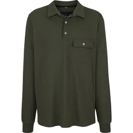 Babista Langarm-Poloshirt FIOREZONTO oliv- 50