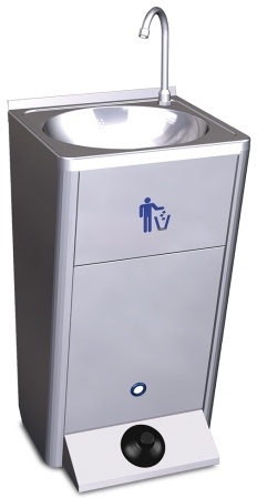 FRICOSMOS COMERCIAL ALFER - Selbständiges tragbares Handwaschbecken mit Warmwasser.