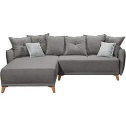 ED Lifestyle Pamplona 2F URC Sofa universal aufbaubar Holzwerkstoff/Nosag - Braun