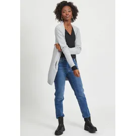 VILA Ril Open Strickjacke Light Grey Melange M