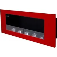 Ethanol und Gel Kamin Modell Daniel Royal Rot - Rot