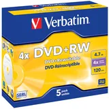 Verbatim DVD+RW 4.7GB 5er