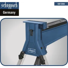 SCHEPPACH SB1000 Spannbock Klemmbock mobil Werkbank Arbeitsbock klappbar Metall | max. 300 kg. Traglast | bis zu 1000 kg. Spannkraft | |