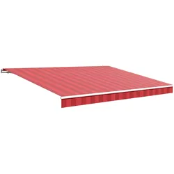 Gelenkarmmarkise WISMAR "Classic", grau, B:300cm H:25cm, Polyacryl, Markisen