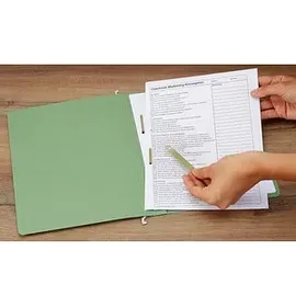 BENE Hängehefter Vetro Mobil Karton moosgrün 1 x kaufmännische Heftung, 50 St.