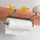 Metaltex Papierrollenhalter, Metall, Lava Schwarz, 35x18x10 cm