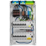 Doktorvolt Sicherungskasten Aufputz Verteilerkasten 3-reihig 36 Module 14xMCB 2xRCCB VDE Saltek Überspannungsschutz verdrahtet Verteilerschrank mit Sicherungen 515x305x96,5mm Hager Hohlwand Verteiler Abzweigklemmen Doktorvolt DV-6340-NT