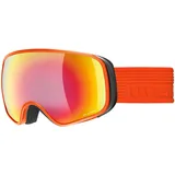 Uvex scribble FM sph Kinderskibrille, red/rainbow-clear, one size
