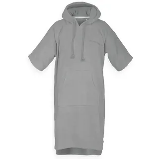 Poncho, Grau, Textil, Uni, Gr. S/M,