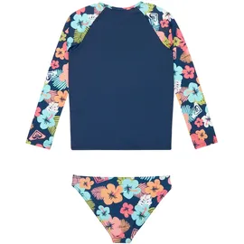 Roxy Morning Flower Lycra Set - Bikini Gr. 2 Years blau