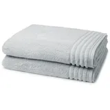 VOSSEN Supersoft Duschtuch-Set (2er-Set) Handtücher 2 ct Silber