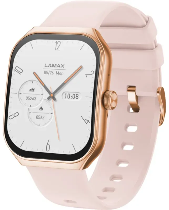 LAMAX Electronics Flow AMOLED Rose Gold Smart Watch 1 St.