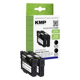 KMP Druckerpatrone ersetzt Epson 18XL Kompatibel 2er-Pack Schwarz E145D 1622,4021