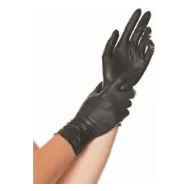 Franz Mensch Hygostar Diablo Latexhandschuhe, puderfrei , 1 Packung = 100 Stück, Größe: M
