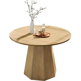 stilvora Küchentisch Ø 120 cm braun