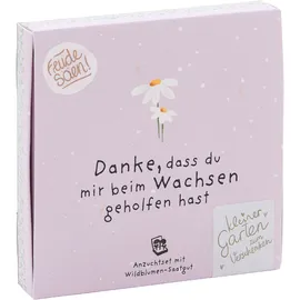 Die Stadtgärtner Wiesen-Margeriten Pflanzset Danke, dass du mir beim Wachsen geholfen hast" – Einzigartiges Geschenk | Bedanken, das wächst & lange Freude schenkt