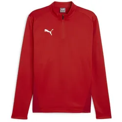 PUMA teamGOAL 1/4-Zip Trainings-Top Herren 01 - PUMA red/PUMA white/fast red XL