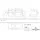 Villeroy & Boch Collaro Waschtischunterschrank C129B0AB 120x54,8x50cm, Waschtisch links, LED-Beleuchtung 8,8 W, black oak