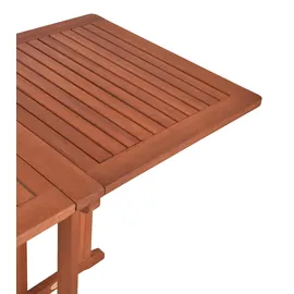 Garden Pleasure Baltimore Balkontisch 120 x 70 x 73 cm rechteckig