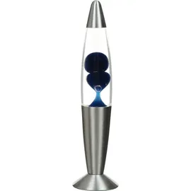 Licht-Erlebnisse Lavalampe Blau 36 cm