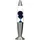 Licht-Erlebnisse Lavalampe Blau 36 cm