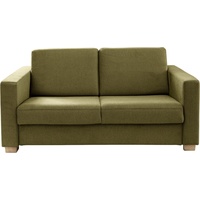 Ada Schlafsofa ADA TRENDLINE Verdi Sofas Gr. B/H/T: 155 cm x 85 cm x 100 cm, Struktur fein XBO, mit Bettfunktion, grün (olivgrün xbo 13) Einzelsofas