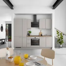 Nobilia Küchenzeile Touch II 270 cm grau