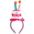 Boland 00940 - Haarreif Happy Birthday, Tiara mit Mini-Hut für den Geburtstag, Torte, Geschenk, Überraschung, Party, Dekoration