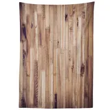 ABAKUHAUS Tischdecke rustikales Holz 140 x 170 cm Beige